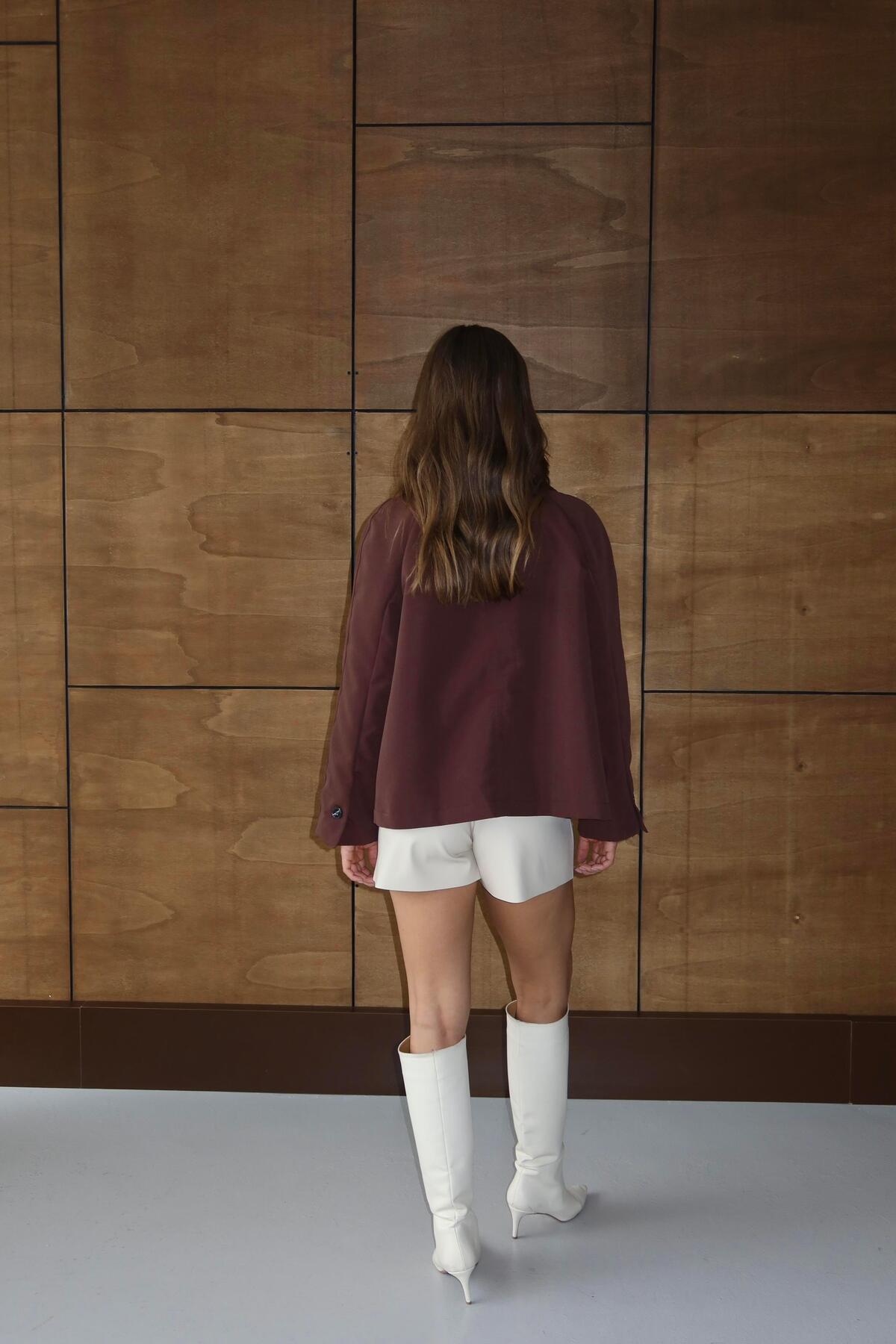 High Neck Oversized Trench Coat