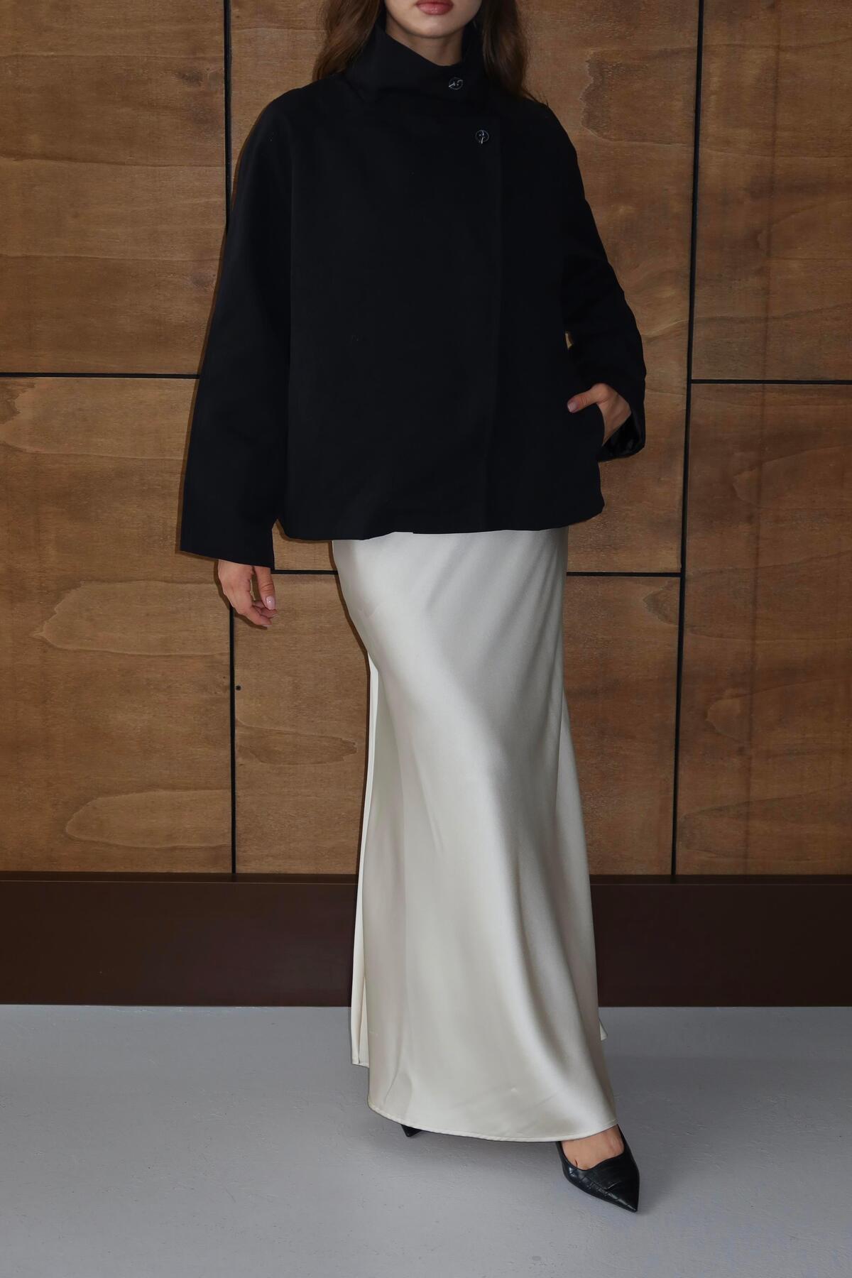 High Neck Oversized Trench Coat