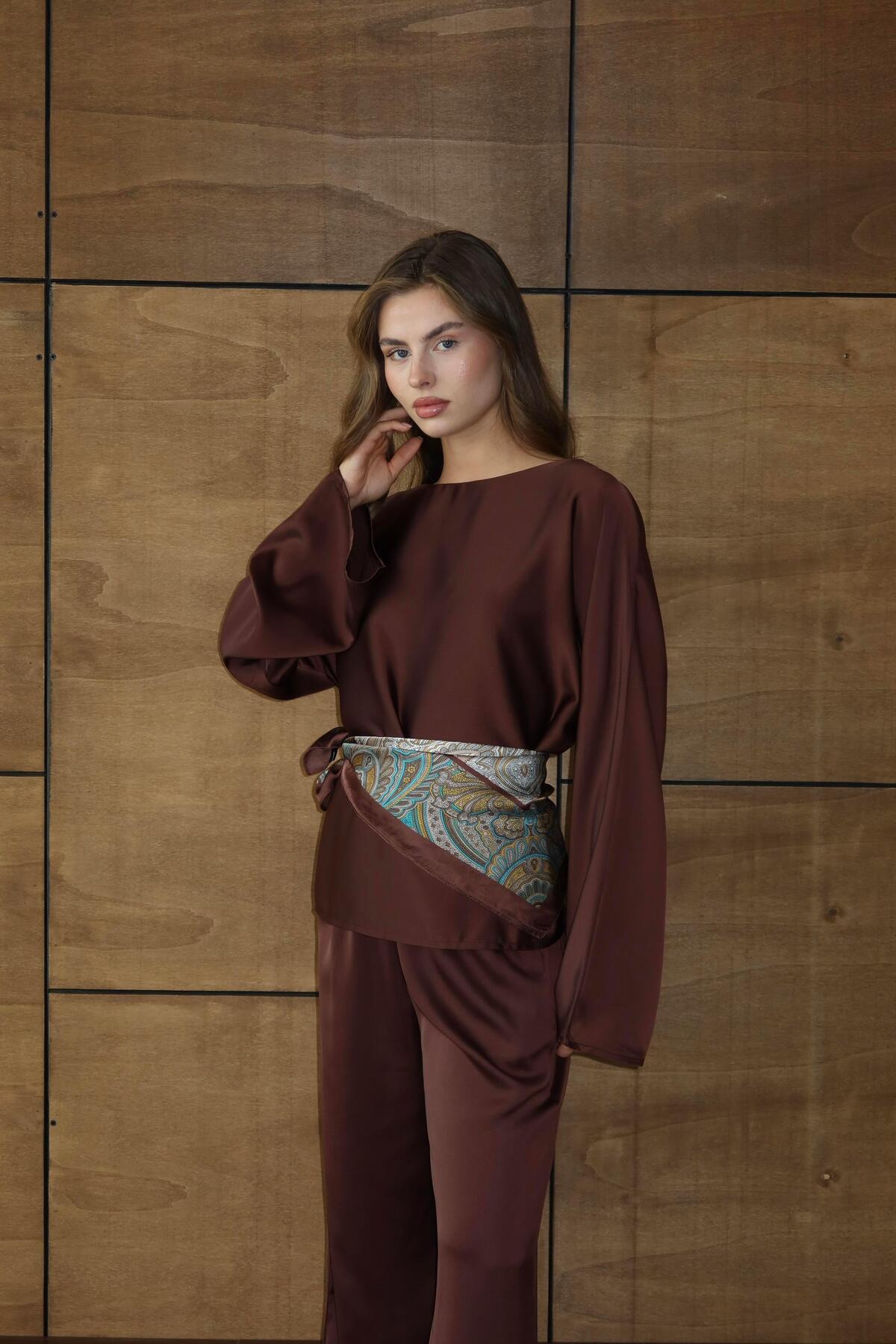 Relaxed Fit Satin Set